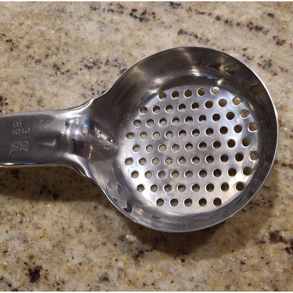JP 3 oz 89 ML Slotted Strainer Spoon Ladle 64323 Portion Control - Picture 2 of 11
